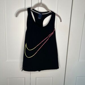 Nike Neon Swoosh Racerback Tank Women's Size Small